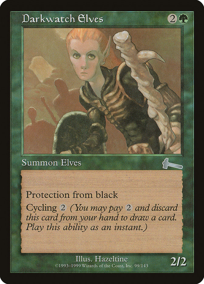 Darkwatch Elves [Urza's Legacy] | Black Swamp Games