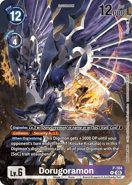 Dorugoramon [P-184] (BT-21: Illustration Celebration Pack) [World Convergence] | Black Swamp Games