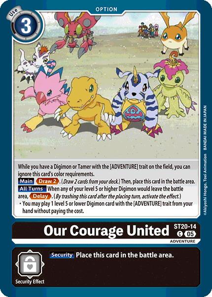 Our Courage United [ST20-14] [Starter Deck: Protector of Light] | Black Swamp Games