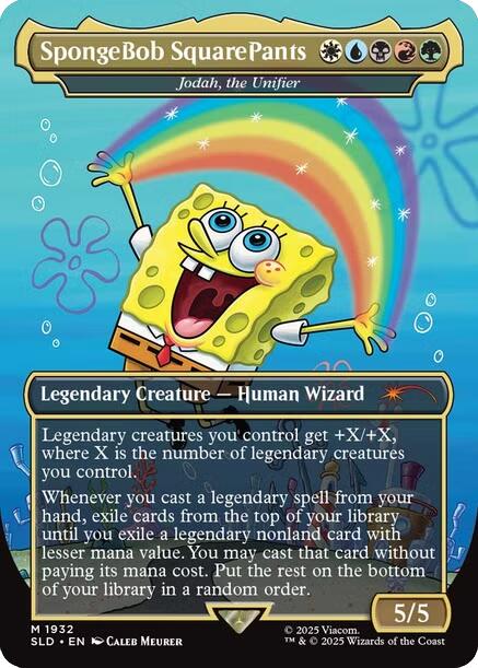 SpongeBob SquarePants - Jodah, the Unifier [Secret Lair Drop Series] | Black Swamp Games