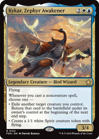 Kykar, Zephyr Awakener (Promo Pack) [Foundations Promos] | Black Swamp Games