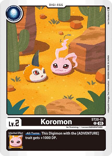 Koromon [ST20-01] [Starter Deck: Protector of Light] | Black Swamp Games