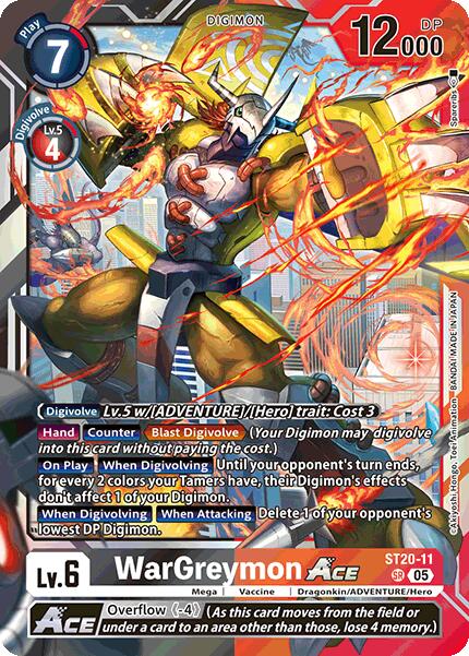 WarGreymon ACE [ST20-11] [Starter Deck: Protector of Light] | Black Swamp Games
