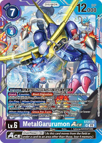 MetalGarurumon ACE [ST21-11] [Starter Deck: Hero of Hope] | Black Swamp Games