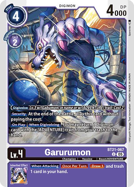 Garurumon [BT21-067] [World Convergence] | Black Swamp Games