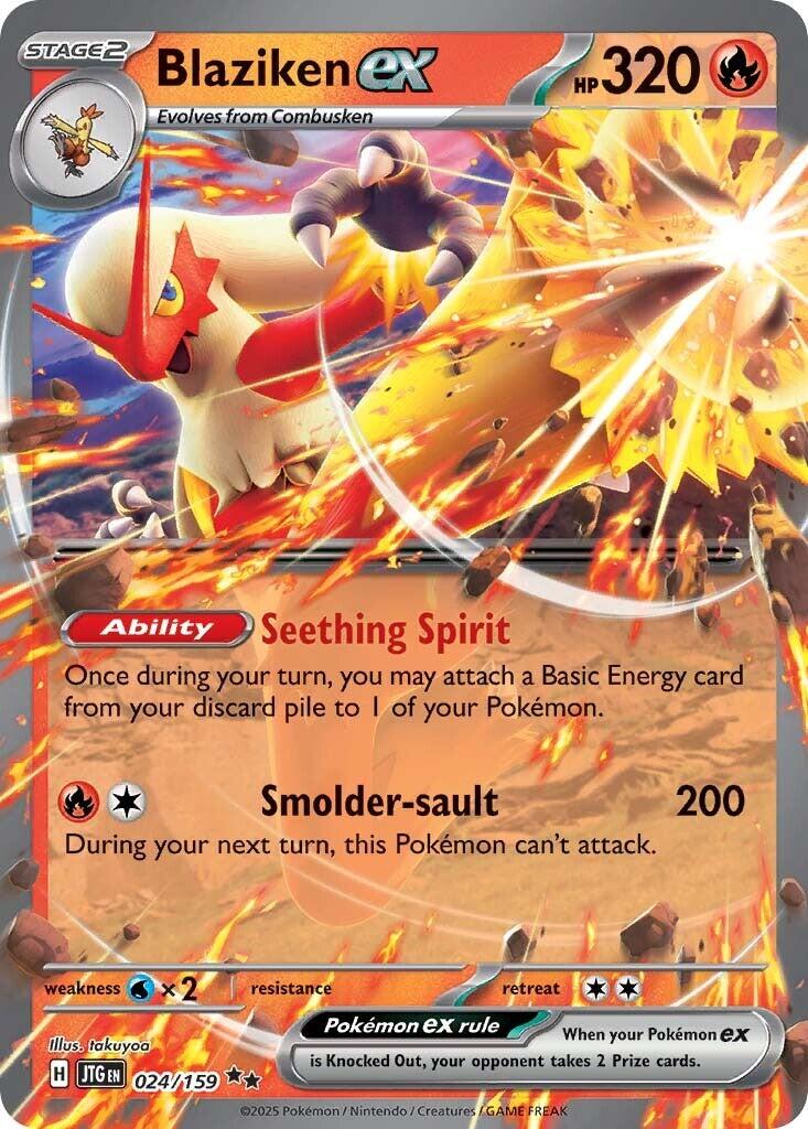 Blaziken ex (024/159) [Scarlet & Violet: Journey Together] | Black Swamp Games