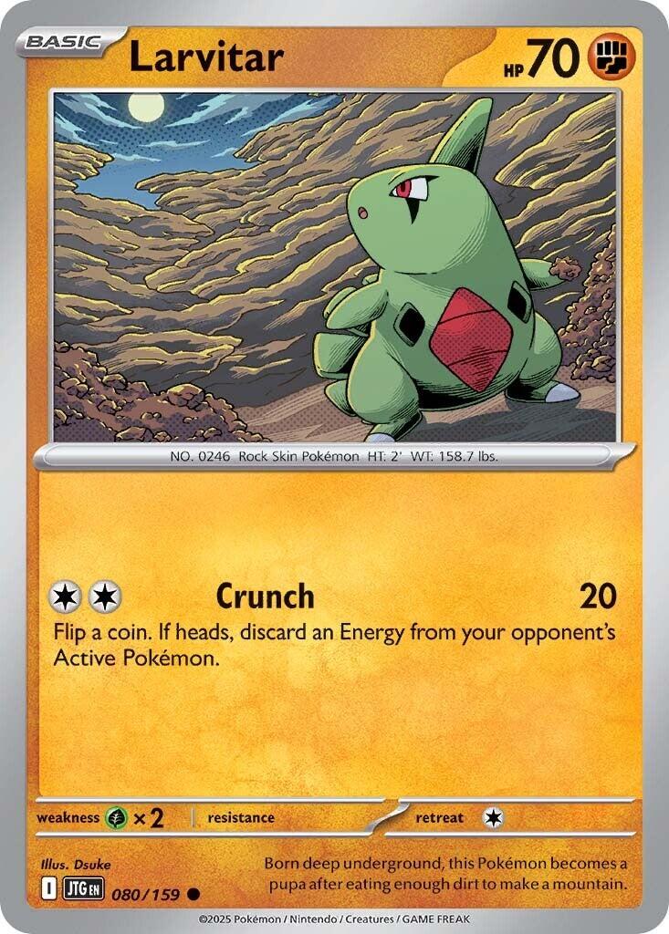 Larvitar (080/159) [Scarlet & Violet: Journey Together] | Black Swamp Games