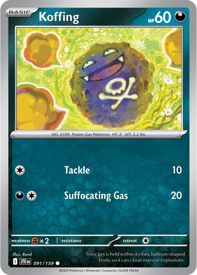 Koffing (091/159) [Scarlet & Violet: Journey Together] | Black Swamp Games
