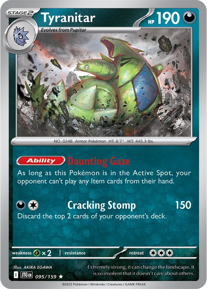 Tyranitar (095/159) [Scarlet & Violet: Journey Together] | Black Swamp Games