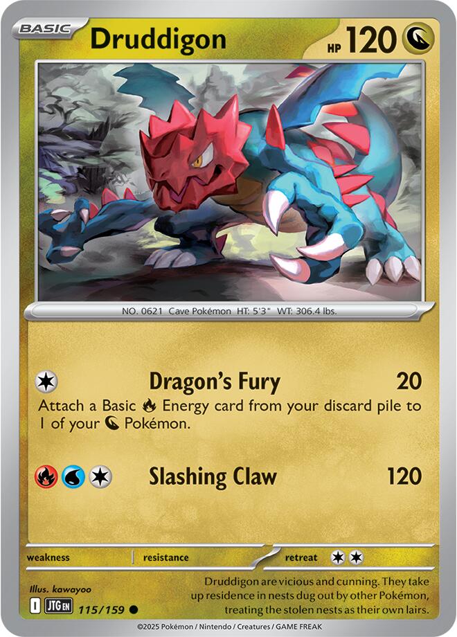 Druddigon (115/159) [Scarlet & Violet: Journey Together] | Black Swamp Games