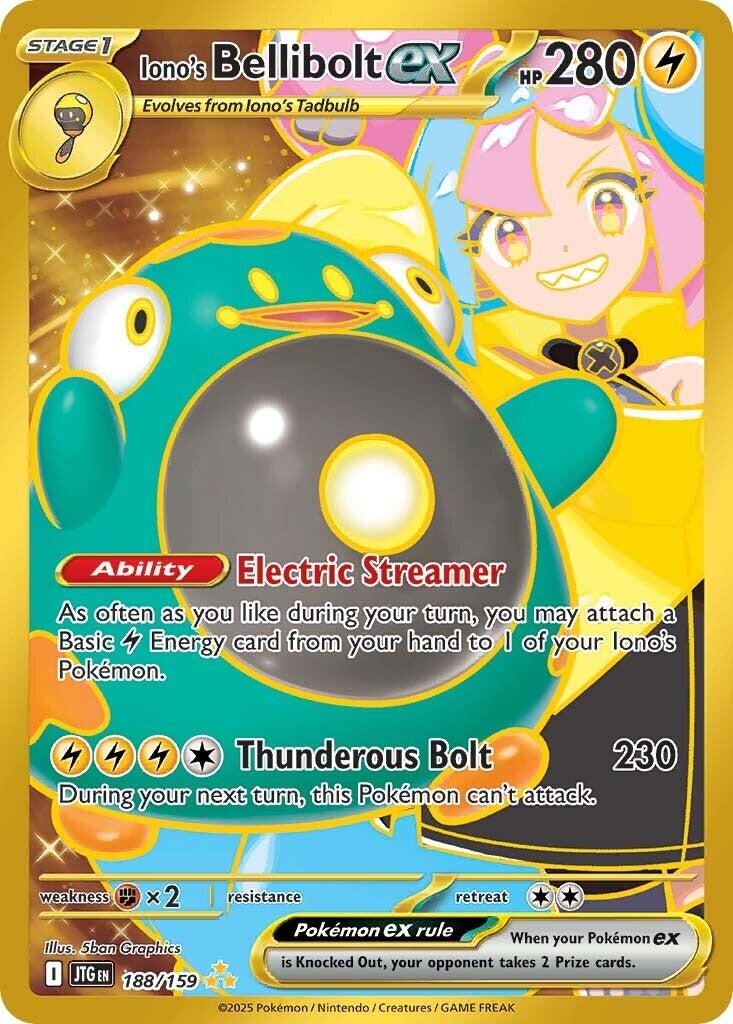 Iono's Bellibolt ex (188/159) [Scarlet & Violet: Journey Together] | Black Swamp Games