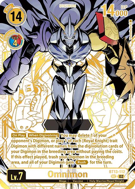 Omnimon [BT13-112] (Serial Numbered) [World Convergence] | Black Swamp Games
