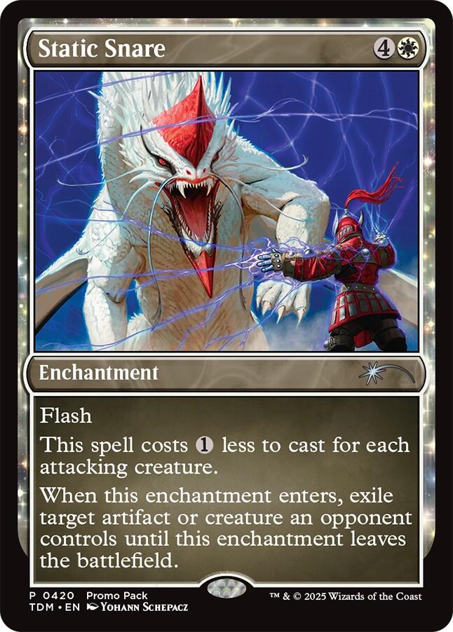 Static Snare [Tarkir: Dragonstorm Promos] | Black Swamp Games