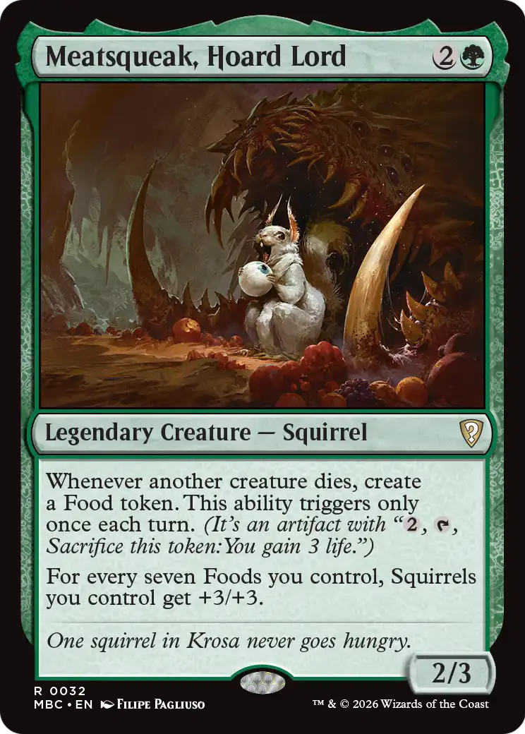 Meatsqueak, Hoard Lord [Mystery Booster: Commander Edition] | Black Swamp Games