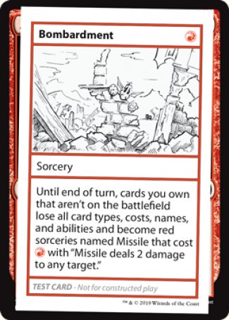 Bombardment (2021 Edition) [Mystery Booster Playtest Cards] | Black Swamp Games
