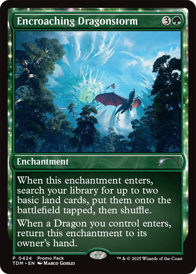 Encroaching Dragonstorm [Tarkir: Dragonstorm Promos] | Black Swamp Games