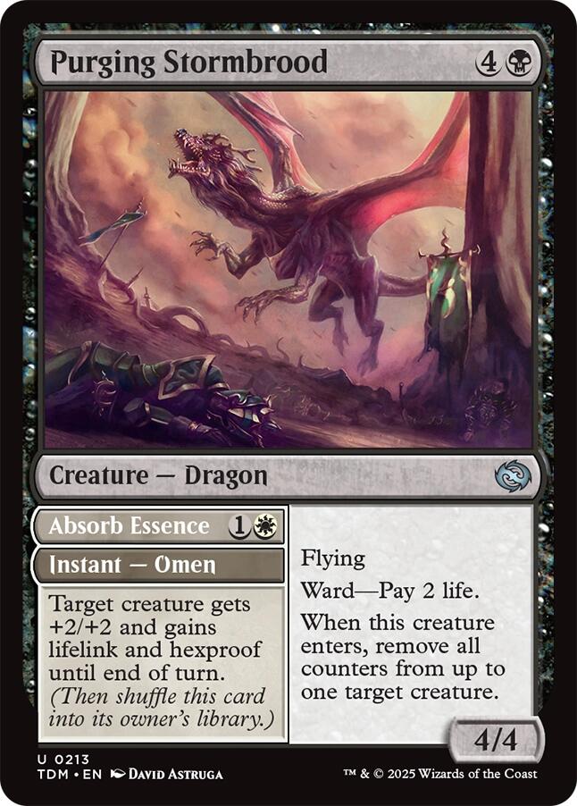 Purging Stormbrood [Tarkir: Dragonstorm] | Black Swamp Games