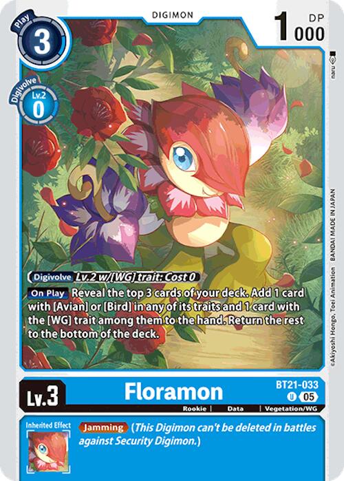 Floramon [BT21-033] [World Convergence] | Black Swamp Games