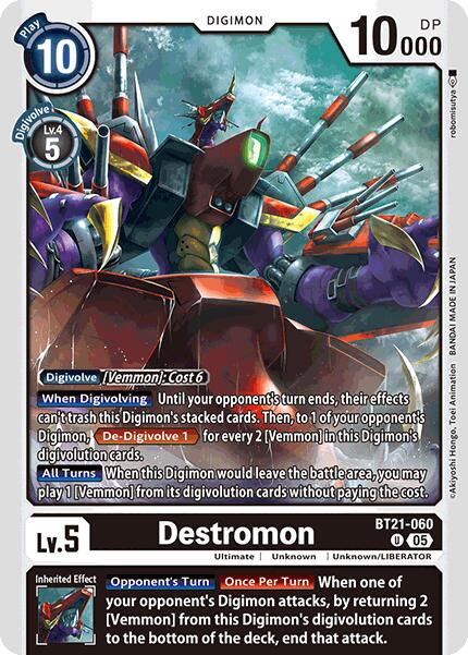 Destromon [BT21-060] [World Convergence] | Black Swamp Games