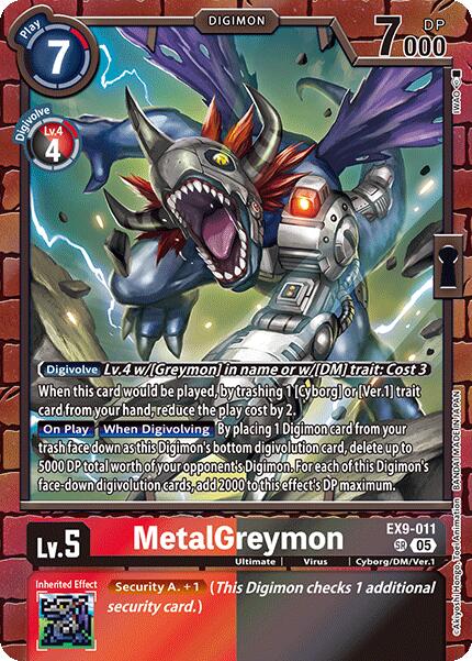 MetalGreymon [EX9-011] [Versus Monsters] | Black Swamp Games