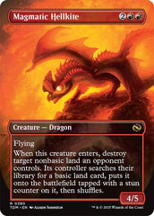 Magmatic Hellkite (Borderless) [Tarkir: Dragonstorm] | Black Swamp Games