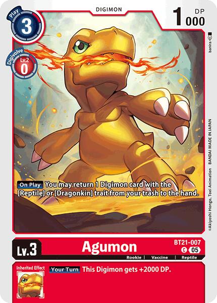 Agumon [BT21-007] [World Convergence] | Black Swamp Games