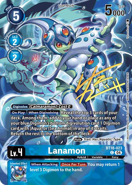 Lanamon [BT18-023] (Signed) [World Convergence] | Black Swamp Games