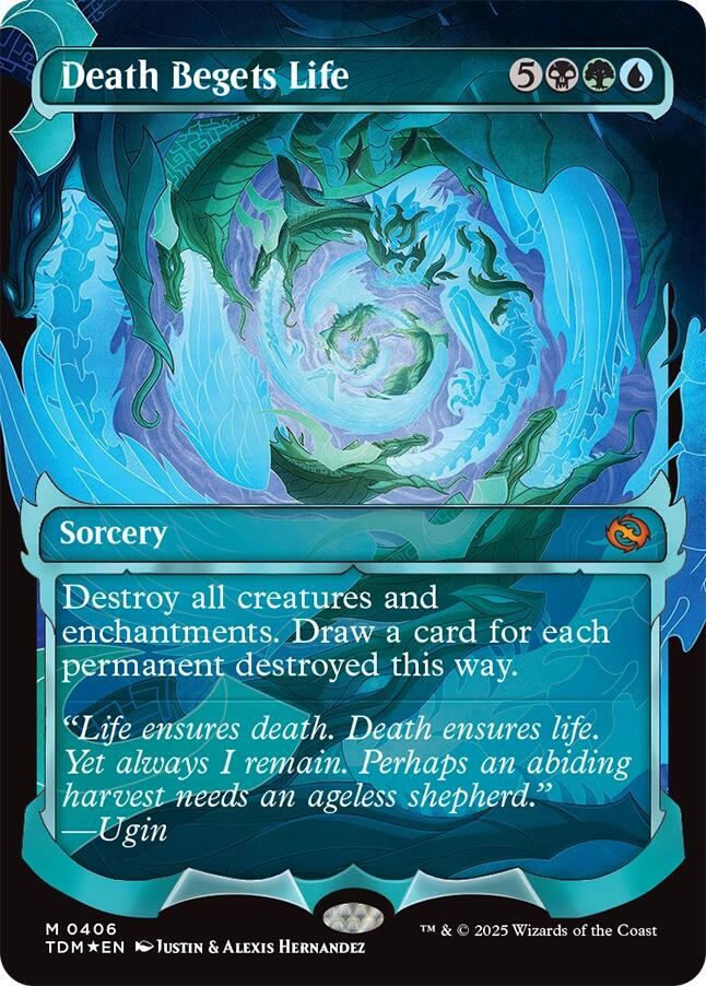Death Begets Life (Showcase) [Tarkir: Dragonstorm] | Black Swamp Games