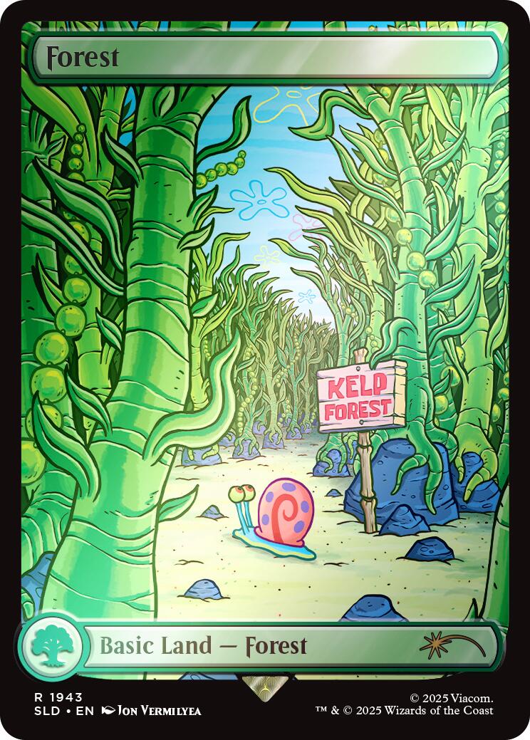 Forest (1943) (Rainbow Foil) [Secret Lair Drop Series] | Black Swamp Games