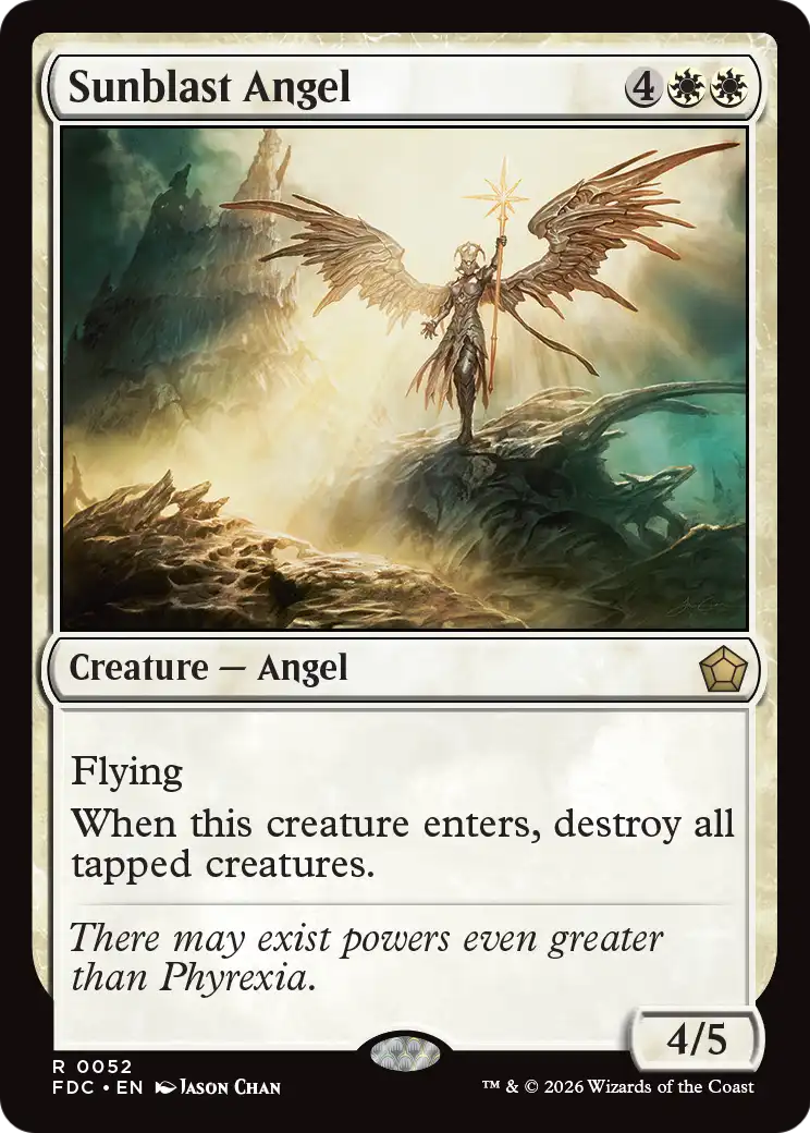 Sunblast Angel [Foundations Commander] | Black Swamp Games
