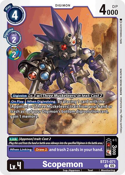 Scopemon [BT21-071] [World Convergence] | Black Swamp Games