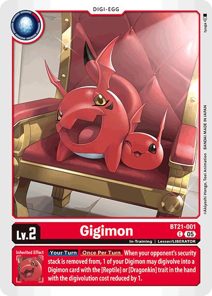 Gigimon [BT21-001] [World Convergence] | Black Swamp Games