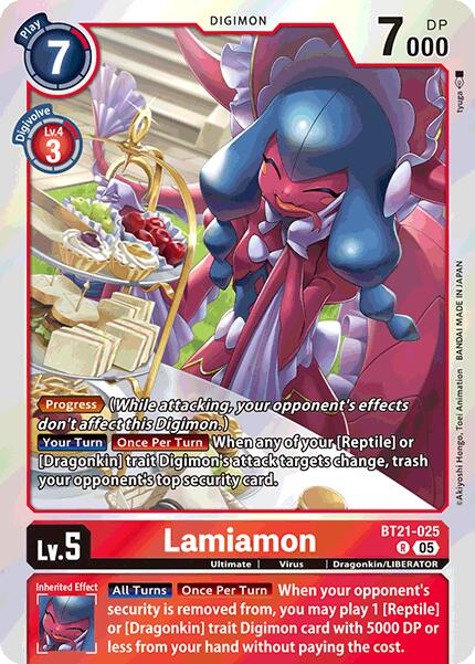 Lamiamon [BT21-025] [World Convergence] | Black Swamp Games