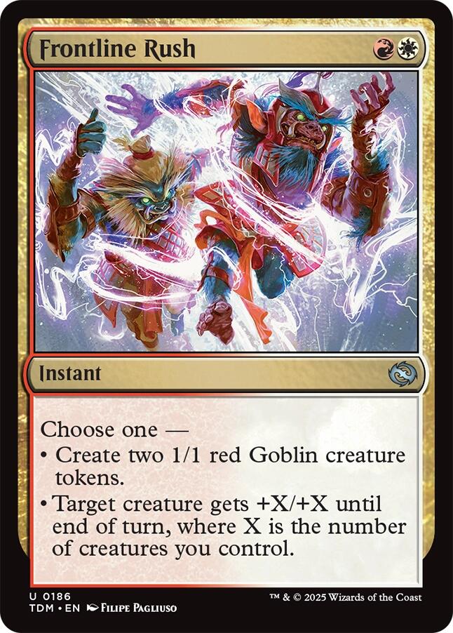Frontline Rush [Tarkir: Dragonstorm] | Black Swamp Games