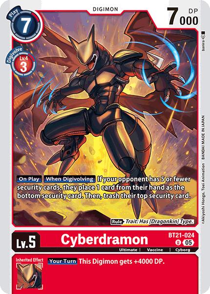 Cyberdramon [BT21-024] [World Convergence] | Black Swamp Games