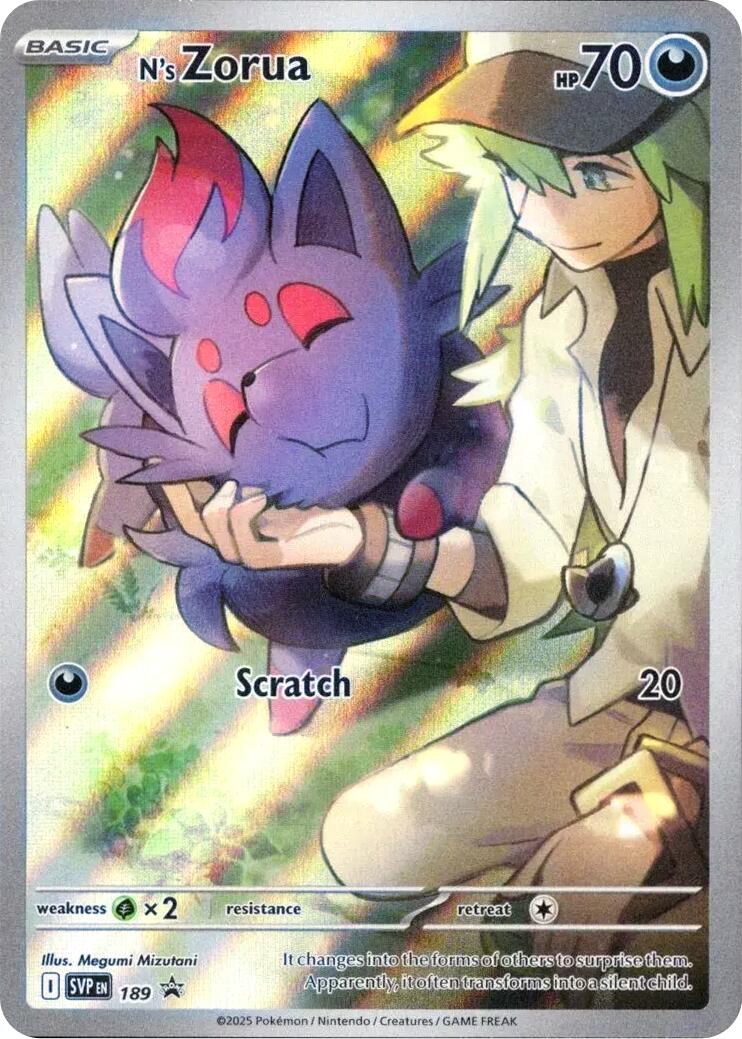 N's Zorua (SVP189) [Scarlet & Violet: Black Star Promos] | Black Swamp Games
