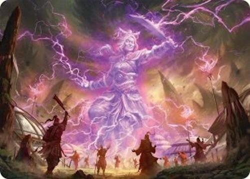 Smile at Death Art Card (4/54) [Tarkir: Dragonstorm Art Series] | Black Swamp Games