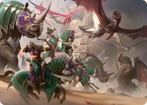 United Battlefront Art Card (5/54) [Tarkir: Dragonstorm Art Series] | Black Swamp Games