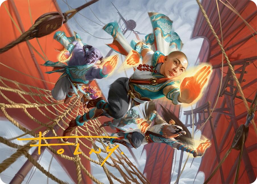 Aligned Heart Art Card (52/54) (Gold-Stamped Signature) [Tarkir: Dragonstorm Art Series] | Black Swamp Games