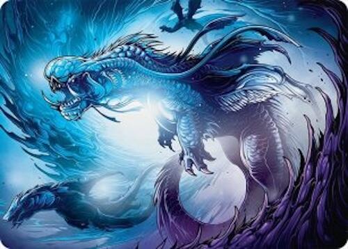 Roiling Dragonstorm Art Card (33/54) [Tarkir: Dragonstorm Art Series] | Black Swamp Games