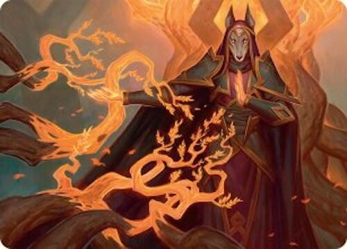 Abzan Devotee Art Card (10/54) [Tarkir: Dragonstorm Art Series] | Black Swamp Games