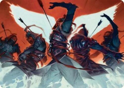 Desperate Measures Art Card (11/54) [Tarkir: Dragonstorm Art Series] | Black Swamp Games