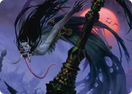 Qarsi Revenant Art Card (12/54) [Tarkir: Dragonstorm Art Series] | Black Swamp Games