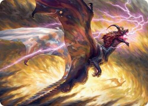 Stormscale Scion Art Card (17/54) [Tarkir: Dragonstorm Art Series] | Black Swamp Games