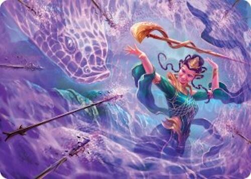 Snakeskin Veil Art Card (19/54) [Tarkir: Dragonstorm Art Series] | Black Swamp Games
