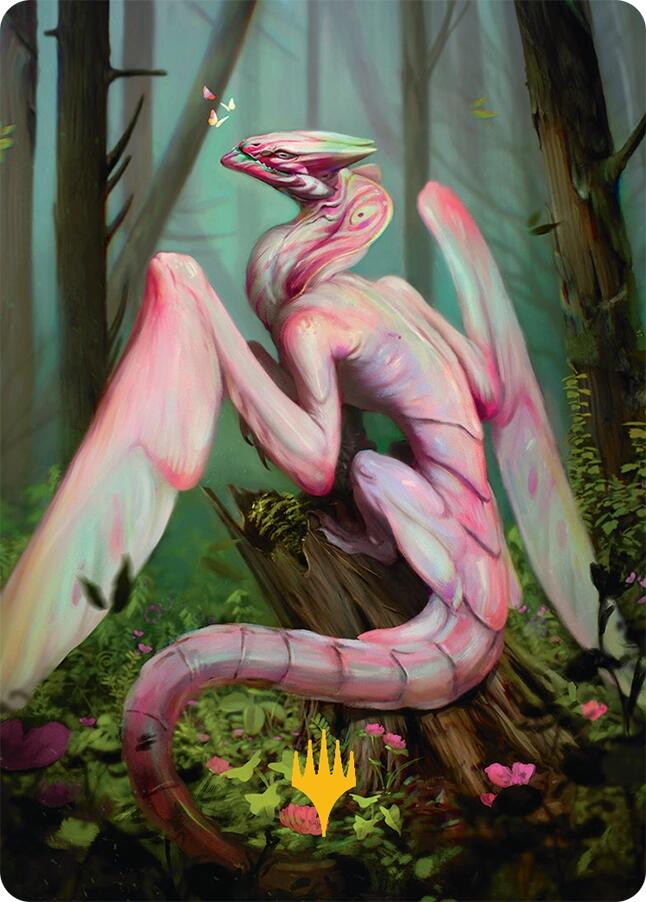 Bloomvine Regent Art Card (46/54) (Gold-Stamped) [Tarkir: Dragonstorm Art Series] | Black Swamp Games