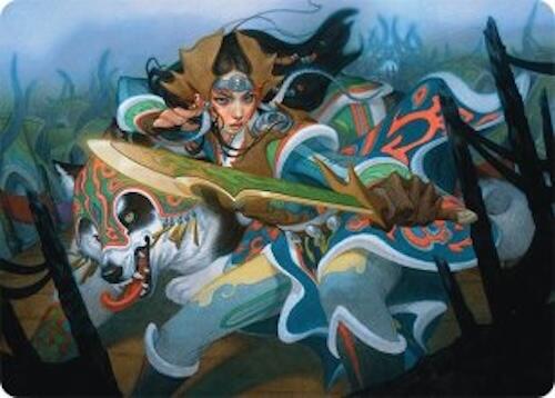 Eshki Dragonclaw Art Card (23/54) [Tarkir: Dragonstorm Art Series] | Black Swamp Games