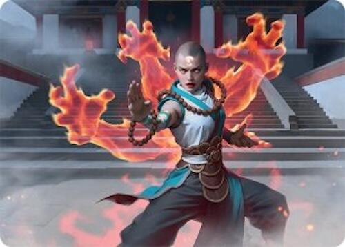 Flamehold Grappler Art Card (24/54) [Tarkir: Dragonstorm Art Series] | Black Swamp Games