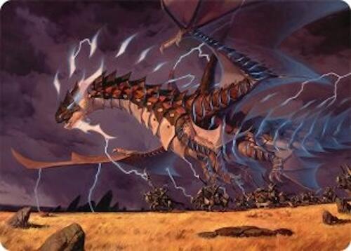 Neriv, Heart of the Storm Art Card (25/54) [Tarkir: Dragonstorm Art Series] | Black Swamp Games