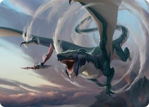 Whirlwing Stormbrood Art Card (27/54) [Tarkir: Dragonstorm Art Series] | Black Swamp Games